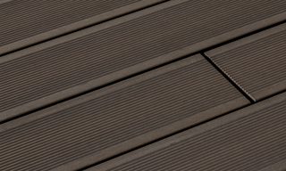 Endura Grooved Decking Walnut
