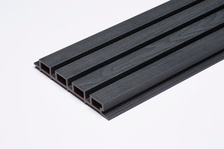 Trekker Slatted Cladding Woodgrain (Charcoal)