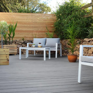 Anthracite Nosing Wood Grain By Trekker Outdoor Installation